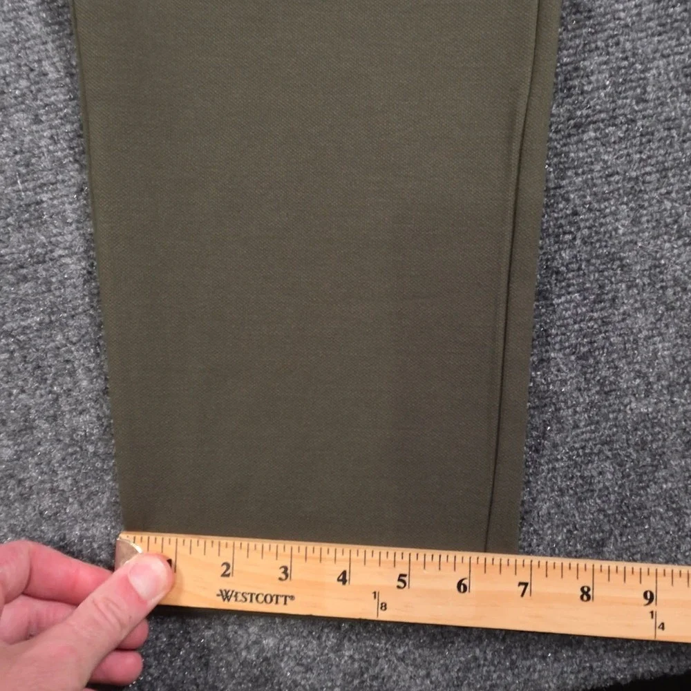 NWT BYLT Lux Pants Mens 34x30 Dark Olive Stretch Bamboo Slim Chino 5 Pocket